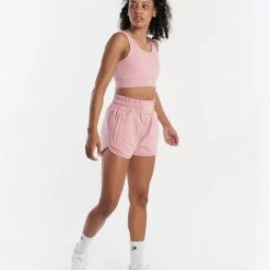 BOXRAW Women Kim Crop Top - Pink