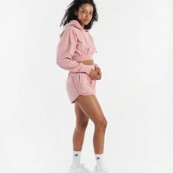 BOXRAW Women Kim Cropped Hoodie - Pink 15 BOXRAW Women Kim Cropped Hoodie - Pink