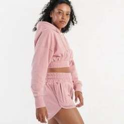 BOXRAW Women Kim Cropped Hoodie - Pink 10 BOXRAW Women Kim Cropped Hoodie - Pink