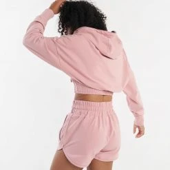 BOXRAW Women Kim Cropped Hoodie - Pink 12 BOXRAW Women Kim Cropped Hoodie - Pink