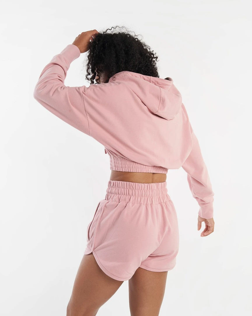 BOXRAW Women Kim Cropped Hoodie - Pink 5 BOXRAW Women Kim Cropped Hoodie - Pink