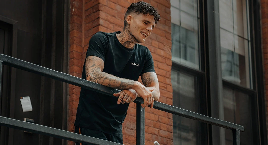 BOXRAW Men BOXRAW T-Shirt - White 7 BOXRAW Men BOXRAW T-Shirt - White