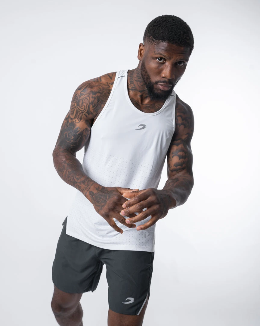 BOXRAW Men Langford Tank - White 1 BOXRAW Men Langford Tank - White