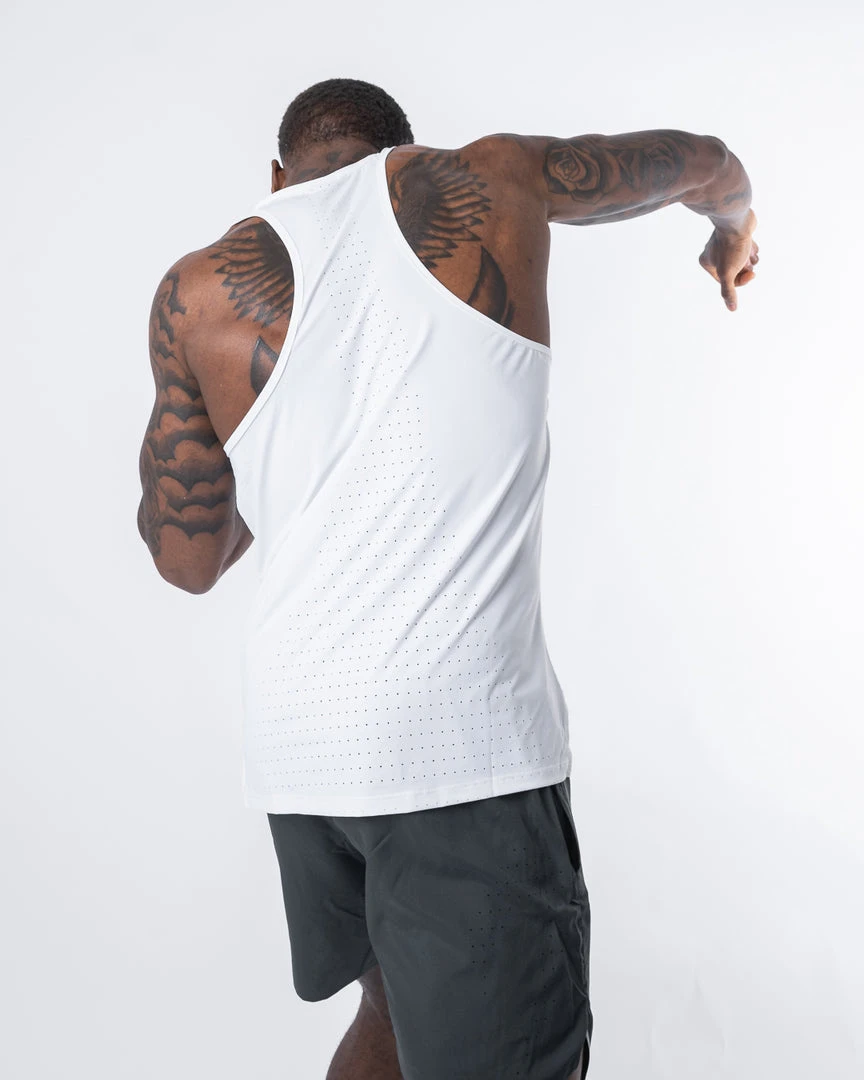 BOXRAW Men Langford Tank - White 5 BOXRAW Men Langford Tank - White
