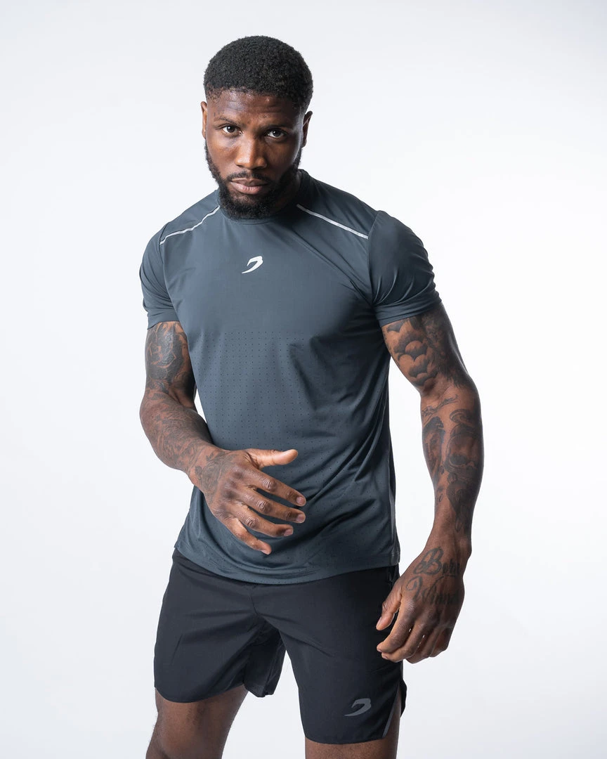 BOXRAW Men Langford T-Shirt - Charcoal New Releases 1 BOXRAW Men Langford T-Shirt - Charcoal New Releases