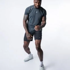 BOXRAW Men Langford T-Shirt - Charcoal New Releases