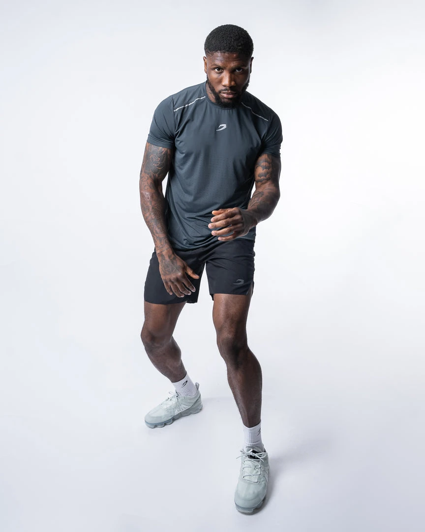 BOXRAW Men Langford T-Shirt - Charcoal New Releases 2 BOXRAW Men Langford T-Shirt - Charcoal New Releases