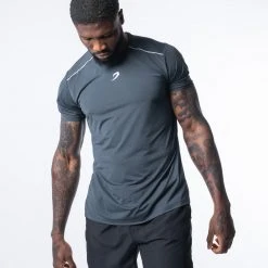 BOXRAW Men Langford T-Shirt - Charcoal New Releases 11 BOXRAW Men Langford T-Shirt - Charcoal New Releases