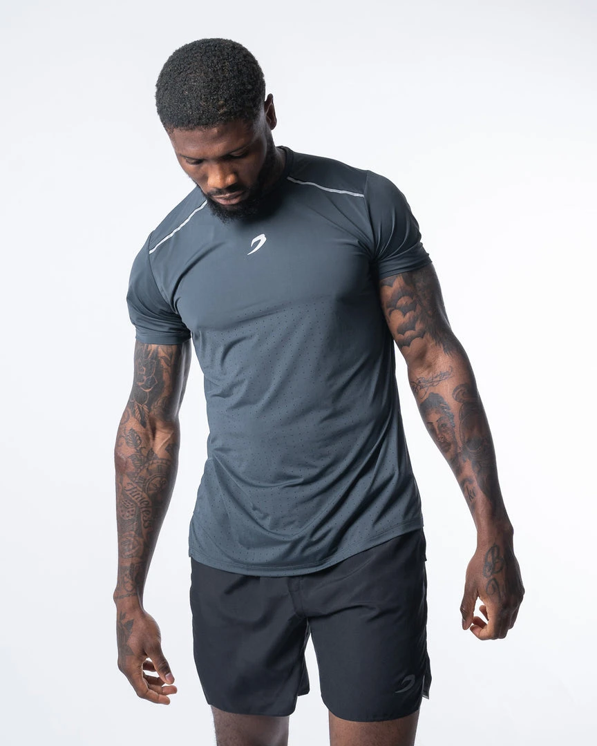BOXRAW Men Langford T-Shirt - Charcoal New Releases 4 BOXRAW Men Langford T-Shirt - Charcoal New Releases