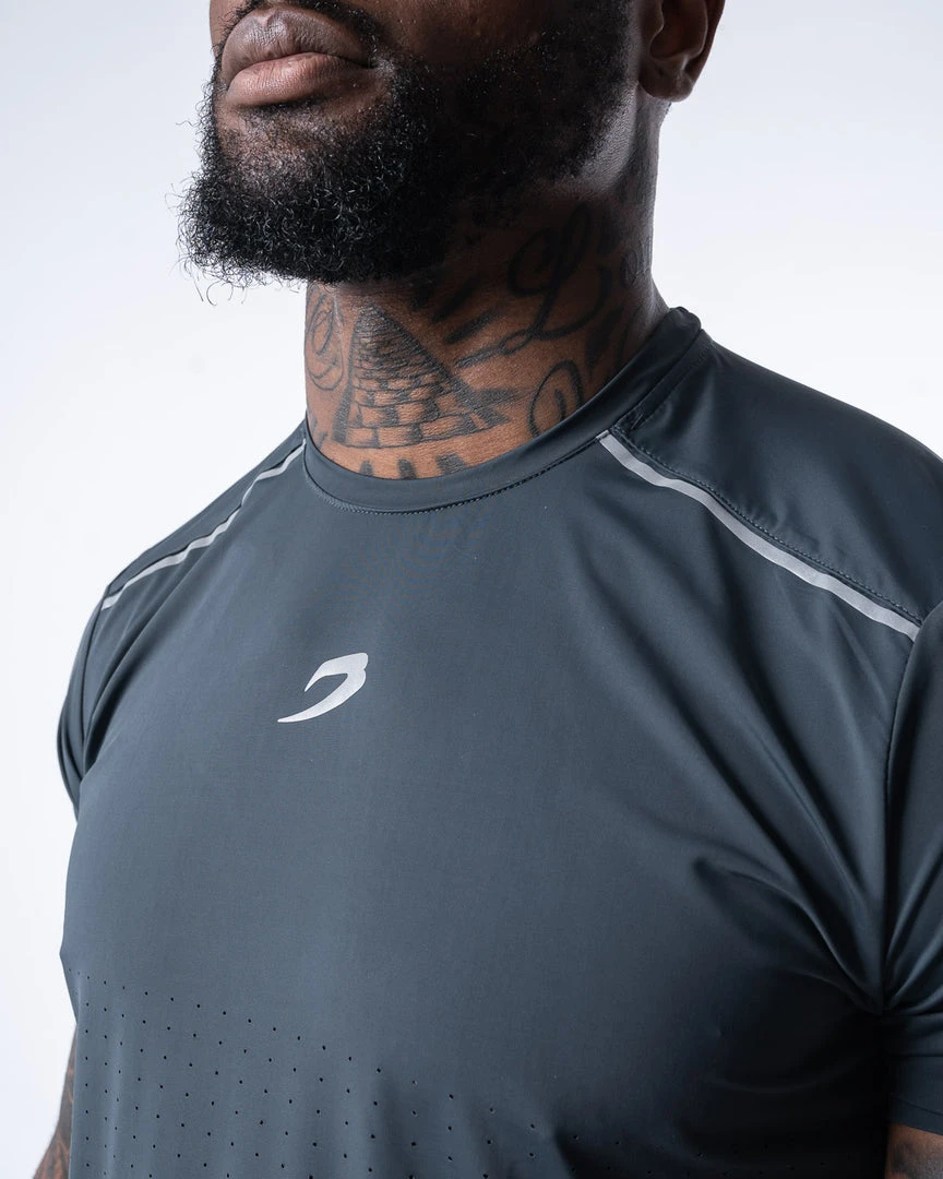 BOXRAW Men Langford T-Shirt - Charcoal New Releases 6 BOXRAW Men Langford T-Shirt - Charcoal New Releases