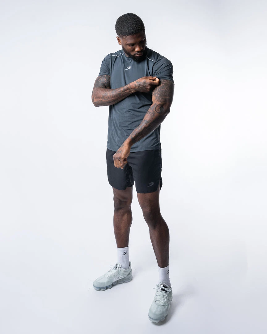 BOXRAW Men Langford T-Shirt - Charcoal New Releases 8 BOXRAW Men Langford T-Shirt - Charcoal New Releases