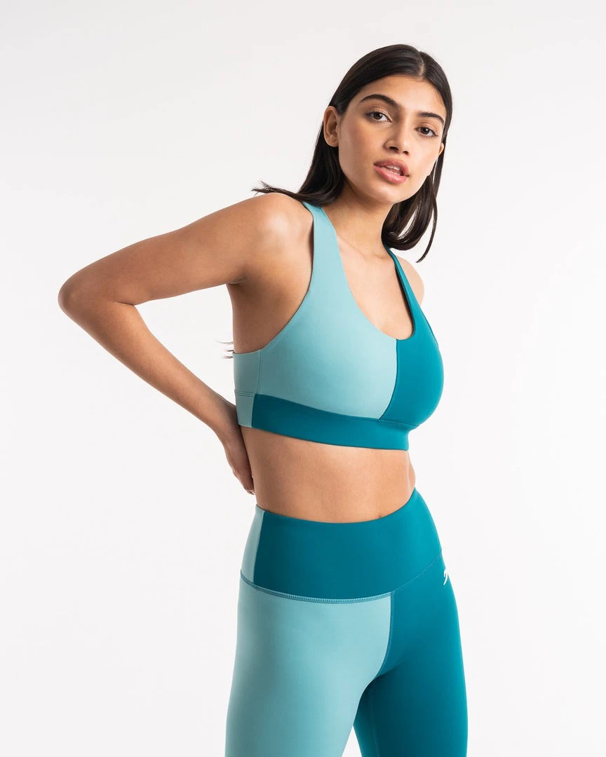 BOXRAW Women Lisa Sports Bra - Teal 3 BOXRAW Women Lisa Sports Bra - Teal