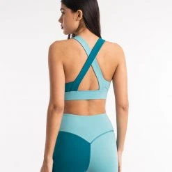 BOXRAW Women Lisa Sports Bra - Teal 9 BOXRAW Women Lisa Sports Bra - Teal
