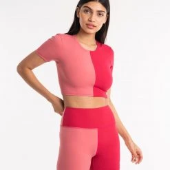 BOXRAW Women Lisa Crop Top - Pink New Releases 8 BOXRAW Women Lisa Crop Top - Pink New Releases