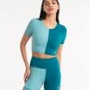 BOXRAW Women New Releases Lisa Crop Top - Teal
