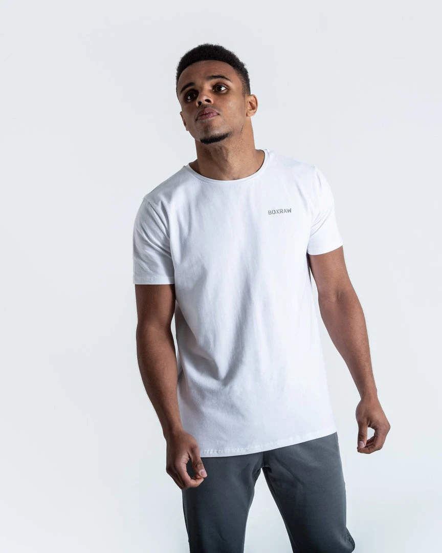 BOXRAW Men BOXRAW T-Shirt - White 4 BOXRAW Men BOXRAW T-Shirt - White