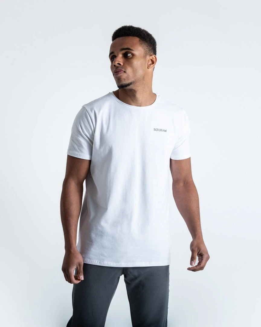 BOXRAW Men BOXRAW T-Shirt - White 1 BOXRAW Men BOXRAW T-Shirt - White