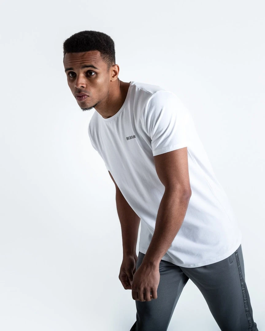 BOXRAW Men BOXRAW T-Shirt - White 5 BOXRAW Men BOXRAW T-Shirt - White