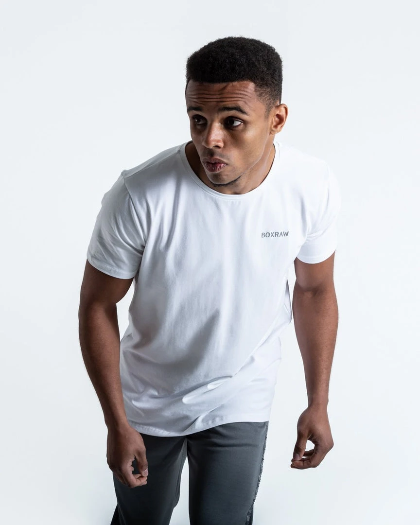 BOXRAW Men BOXRAW T-Shirt - White 6 BOXRAW Men BOXRAW T-Shirt - White