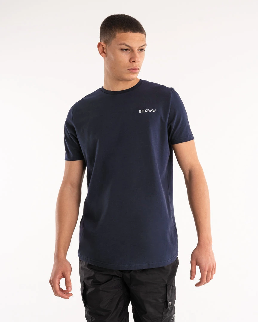BOXRAW Men Clothing BOXRAW T-Shirt - Navy 1 BOXRAW Men Clothing BOXRAW T-Shirt - Navy