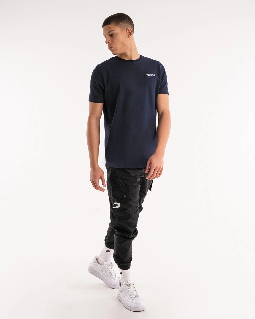 BOXRAW Men Clothing BOXRAW T-Shirt - Navy 2 BOXRAW Men Clothing BOXRAW T-Shirt - Navy