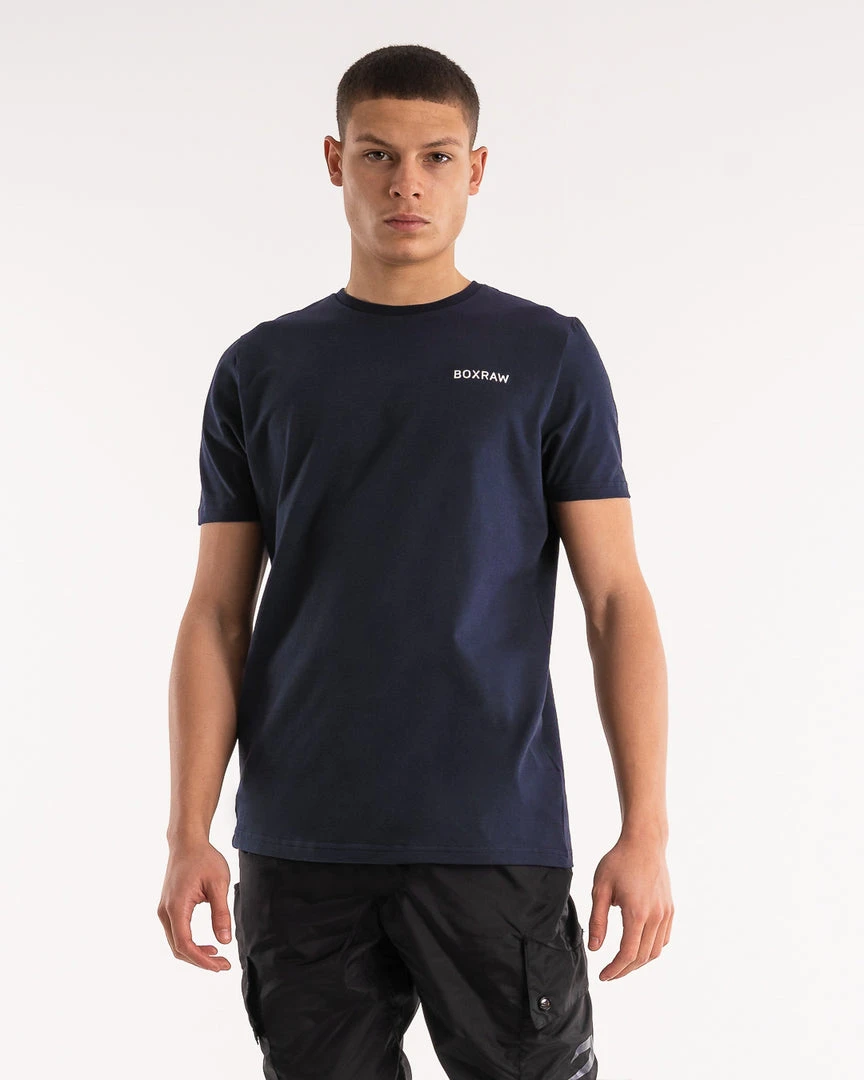 BOXRAW Men Clothing BOXRAW T-Shirt - Navy 3 BOXRAW Men Clothing BOXRAW T-Shirt - Navy