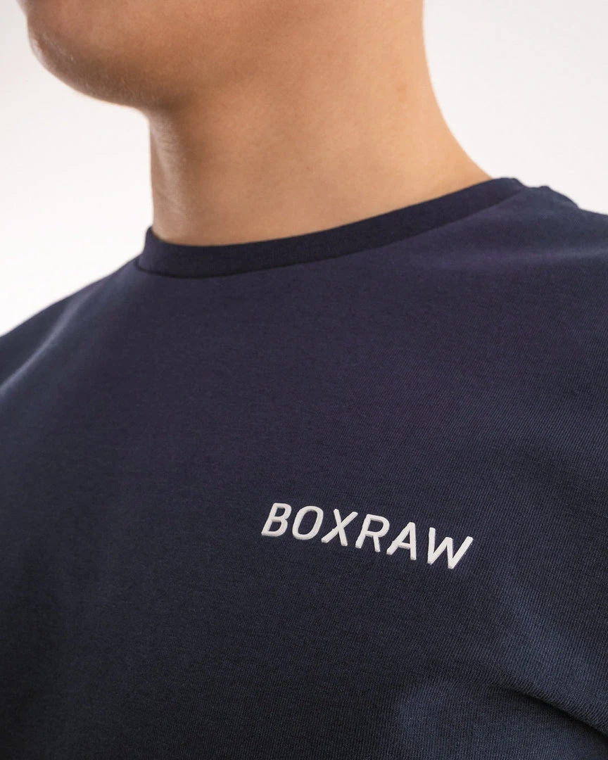 BOXRAW Men Clothing BOXRAW T-Shirt - Navy 5 BOXRAW Men Clothing BOXRAW T-Shirt - Navy