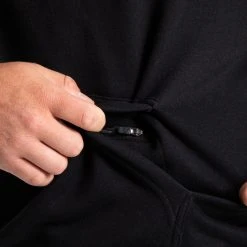 BOXRAW Men Established Unisex Hoodie - Black