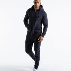 BOXRAW Men Marciano Zip Hoodie - Charcoal