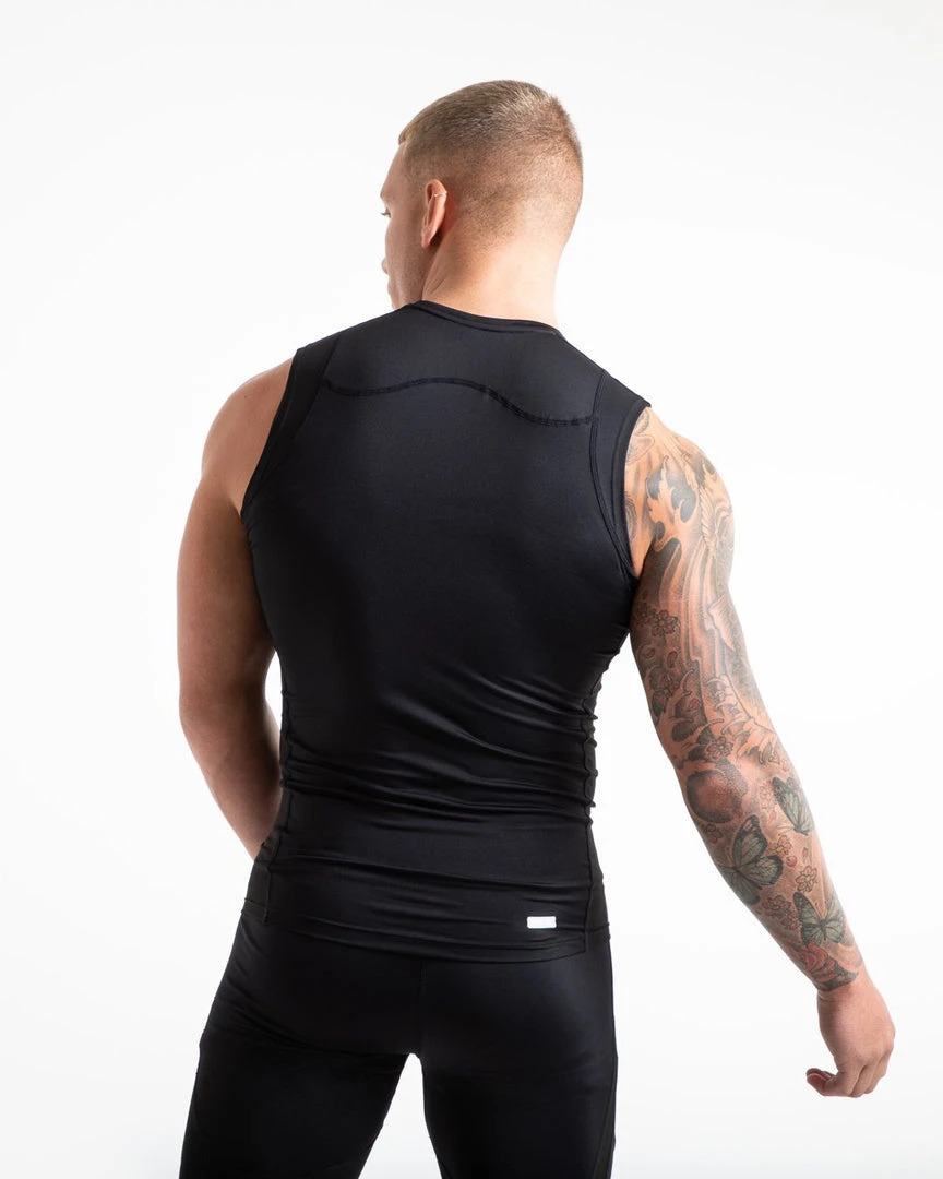 BOXRAW Men Saddler Compression Tank - Black Best Sellers 4 BOXRAW Men Saddler Compression Tank - Black Best Sellers