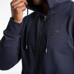 BOXRAW Men Marciano Zip Hoodie - Charcoal