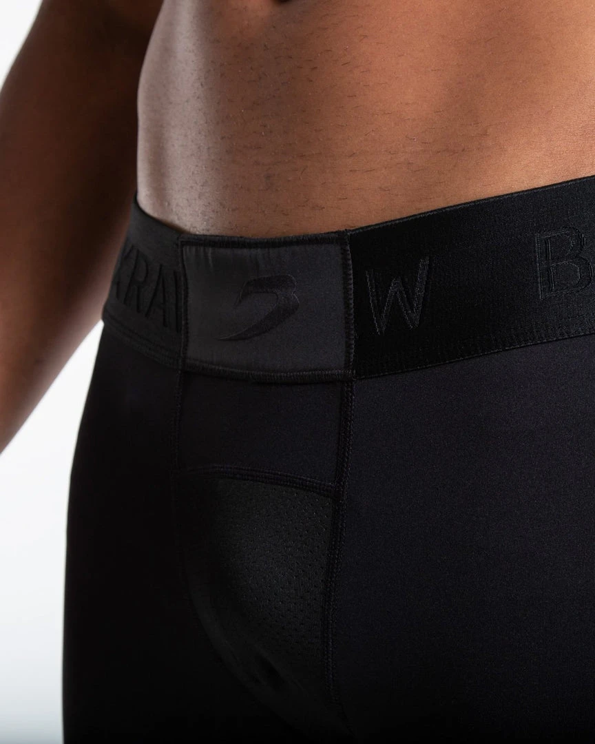 BOXRAW Men Saddler Compression 3/4 Leggings - Black Shorts 6 BOXRAW Men Saddler Compression 3/4 Leggings - Black Shorts