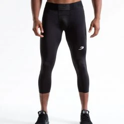 BOXRAW Men Saddler Compression 3/4 Leggings - Black Shorts 10 BOXRAW Men Saddler Compression 3/4 Leggings - Black Shorts