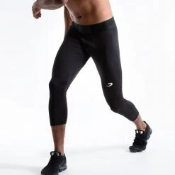 BOXRAW Men Saddler Compression 3/4 Leggings - Black Shorts 11 BOXRAW Men Saddler Compression 3/4 Leggings - Black Shorts