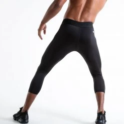 BOXRAW Men Saddler Compression 3/4 Leggings - Black Shorts 12 BOXRAW Men Saddler Compression 3/4 Leggings - Black Shorts