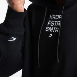 BOXRAW Men Clothing HRDR FSTR SMTR Unisex Hoodie - Black
