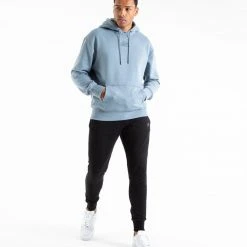 BOXRAW Men Clothing Established Unisex Hoodie - Blue