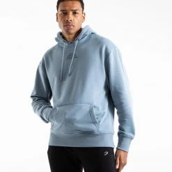 BOXRAW Men Clothing Established Unisex Hoodie - Blue