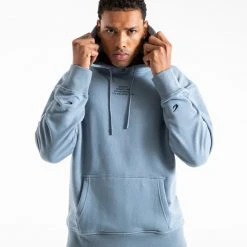 BOXRAW Men Clothing Established Unisex Hoodie - Blue