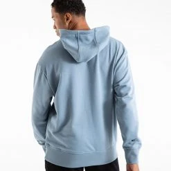 BOXRAW Men Clothing Established Unisex Hoodie - Blue