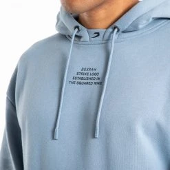 BOXRAW Men Clothing Established Unisex Hoodie - Blue