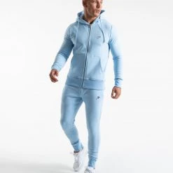 BOXRAW Men Clothing Marciano Zip Hoodie - Baby Blue
