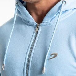 BOXRAW Men Clothing Marciano Zip Hoodie - Baby Blue
