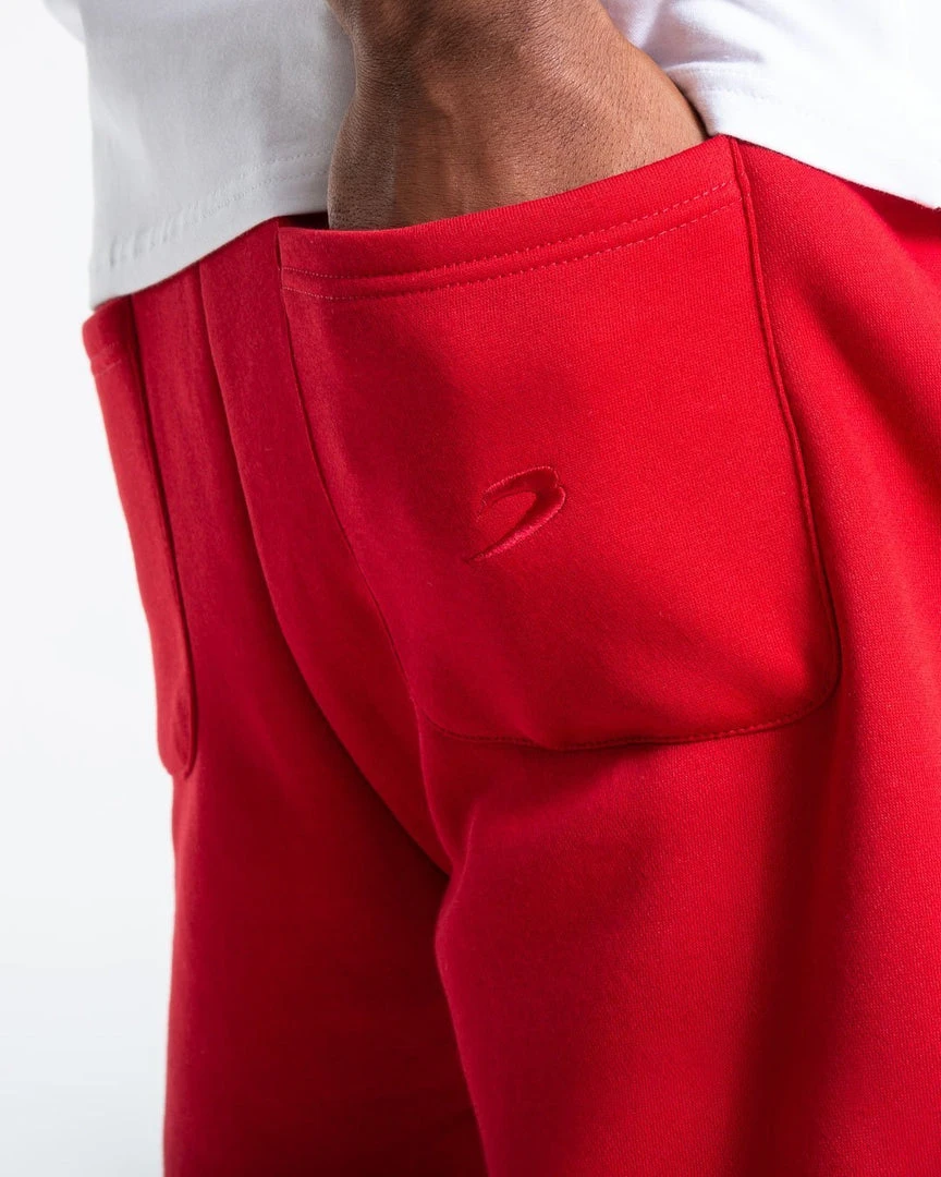 BOXRAW Men Clothing Johnson Shorts - Red 8 BOXRAW Men Clothing Johnson Shorts - Red