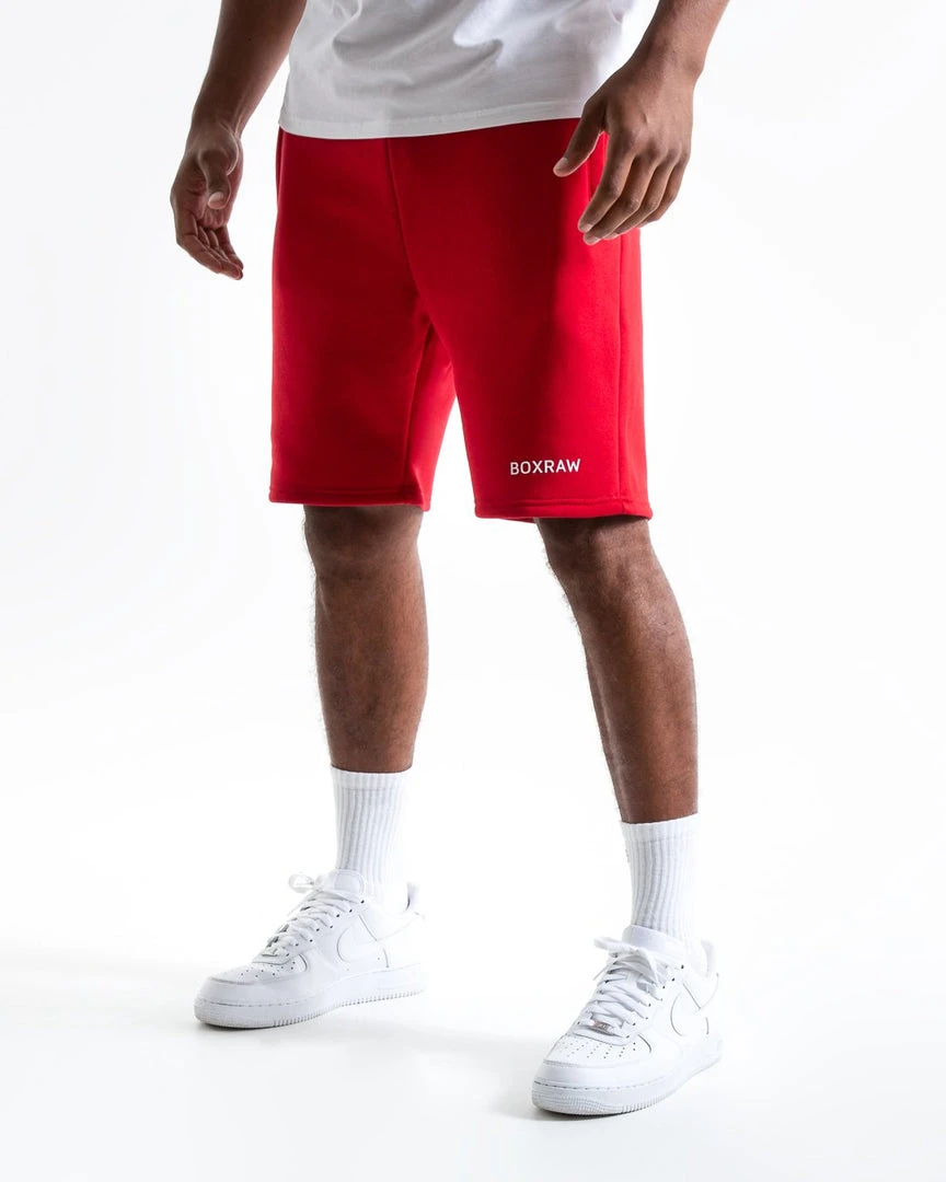 BOXRAW Men Clothing Johnson Shorts - Red 1 BOXRAW Men Clothing Johnson Shorts - Red