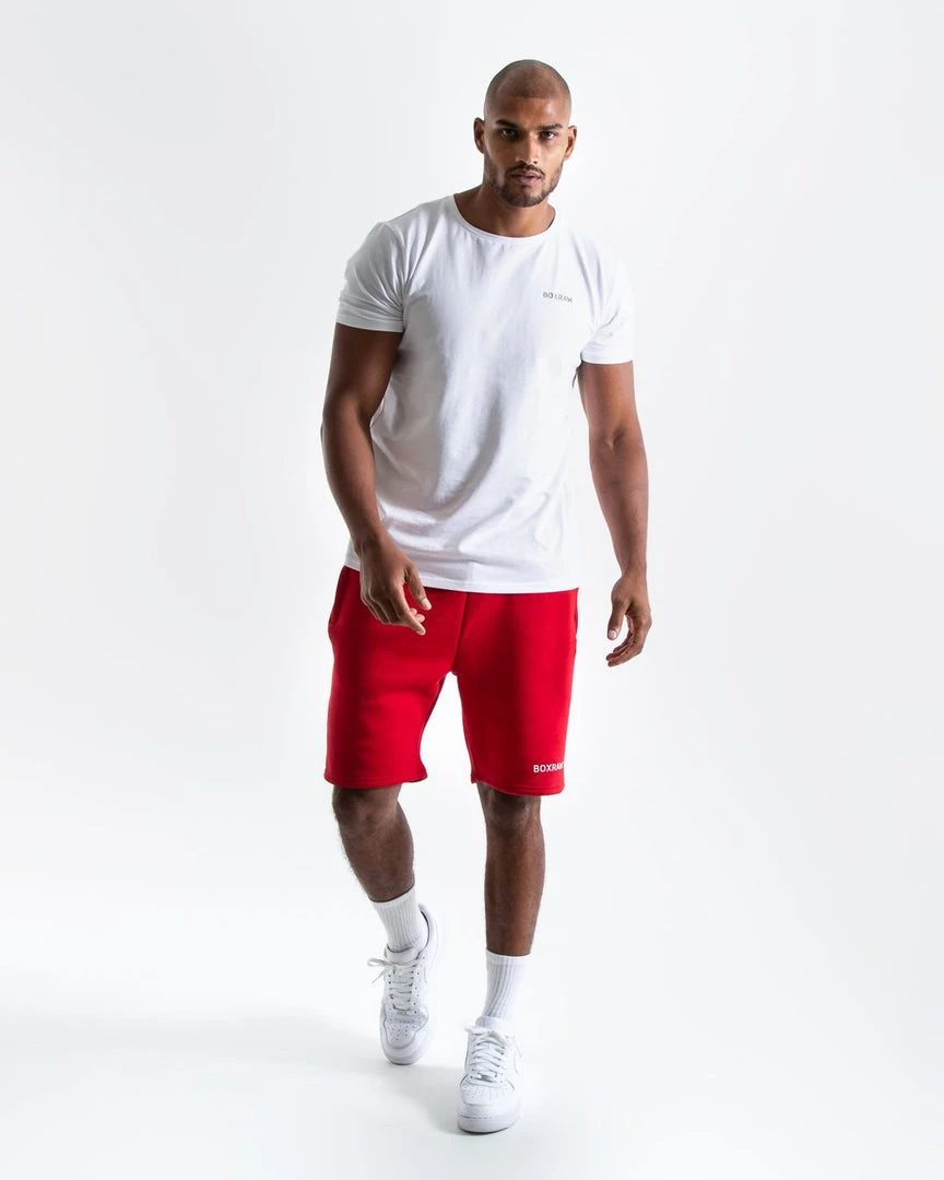 BOXRAW Men Clothing Johnson Shorts - Red 2 BOXRAW Men Clothing Johnson Shorts - Red