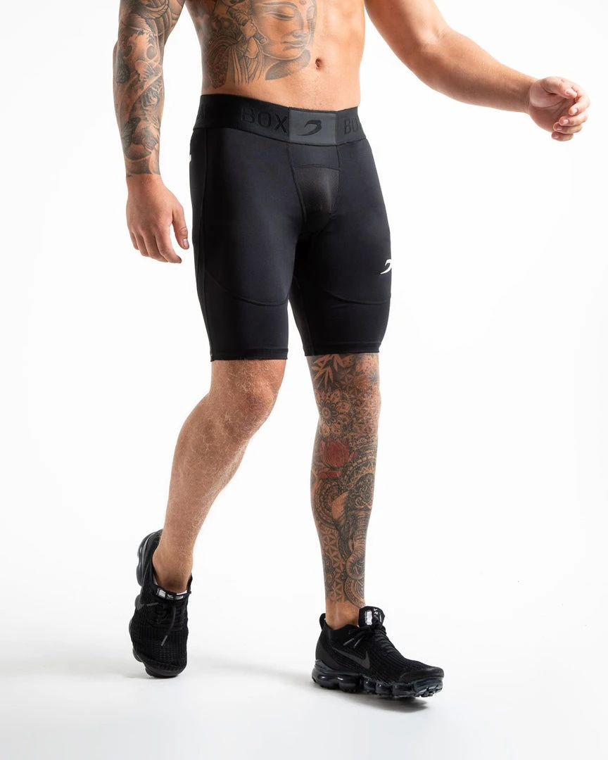 BOXRAW Men Saddler Compression Shorts - Black 5 BOXRAW Men Saddler Compression Shorts - Black
