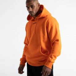 Box Raw Store 13 BOXRAW Men Johnson Hoodie - Orange Clothing