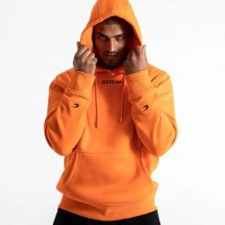 BOXRAW Men Johnson Hoodie - Orange Clothing