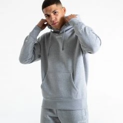 BOXRAW Men Johnson Hoodie - Grey Clothing 11 BOXRAW Men Johnson Hoodie - Grey Clothing
